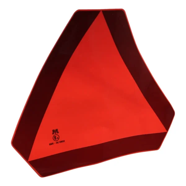 markeringssticker langzaam rijdend verkeer basis driehoek 350-365mm fluoriserend rood