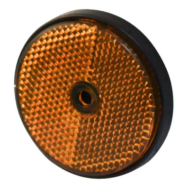 reflector Ø oranje opschroefbaar Ø61 mm