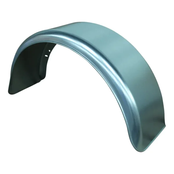 spatscherm enkel as staal 200mm x 750mm rond model