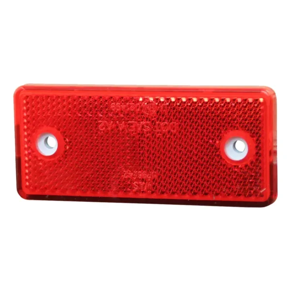 reflector ⌧ rood opschroefbaar+zelfklevend 96 x 42