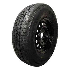 luchtband + wiel 215 R14C TR-603 M+S 8PR + 5½Jx14H2 ET30 66,5/112/5 116/112 N staal zwart