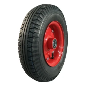 luchtband + wiel 4.00-8 V-40 8PR + 3.00D-8 ET0 NL88 staal rood