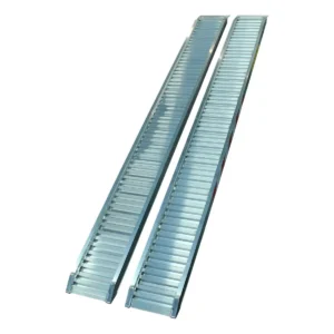 set oprijplaten recht aluminium 2995 x 300 opleglip ( L standaard )