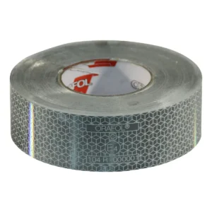 markeringssticker opleggers >3500kg 50mm x 50mtr wit