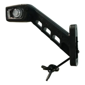 contourlamp 238L/W48 rood / wit / oranje, links DC kabel 500mm., 2x0,75mm²