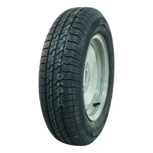 luchtband + wiel 155 R13 Kargomax XL ST-4000 M+S + 4Jx13H ET0 60/100/4 84 N staal grijs groen