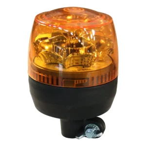 zwaailamp LED 12-24V oranje steekbevestiging, flexibele voet