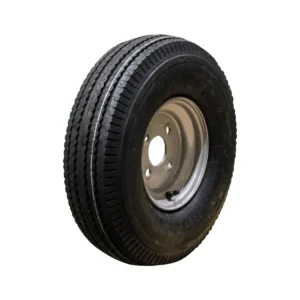 luchtband + wiel 5.00-8 HF-214 6PR + 3.00Dx8 ET0 60/100/4 76 M staal grijs